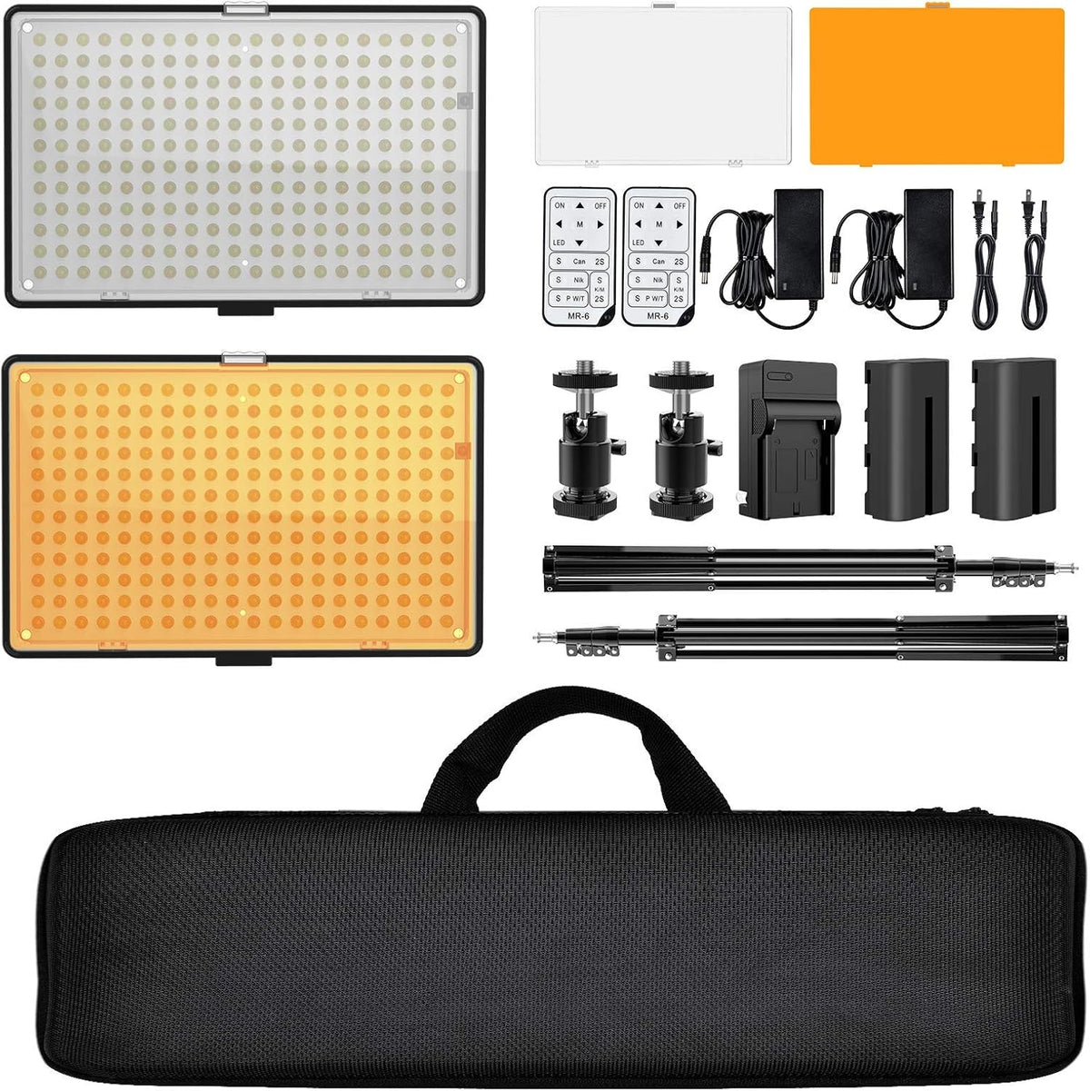 Dimmable LED Video Lighting Kit with Stands X915741