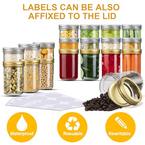8 oz 24 Pack Glass Canning Jars with Lids and Bands R26823