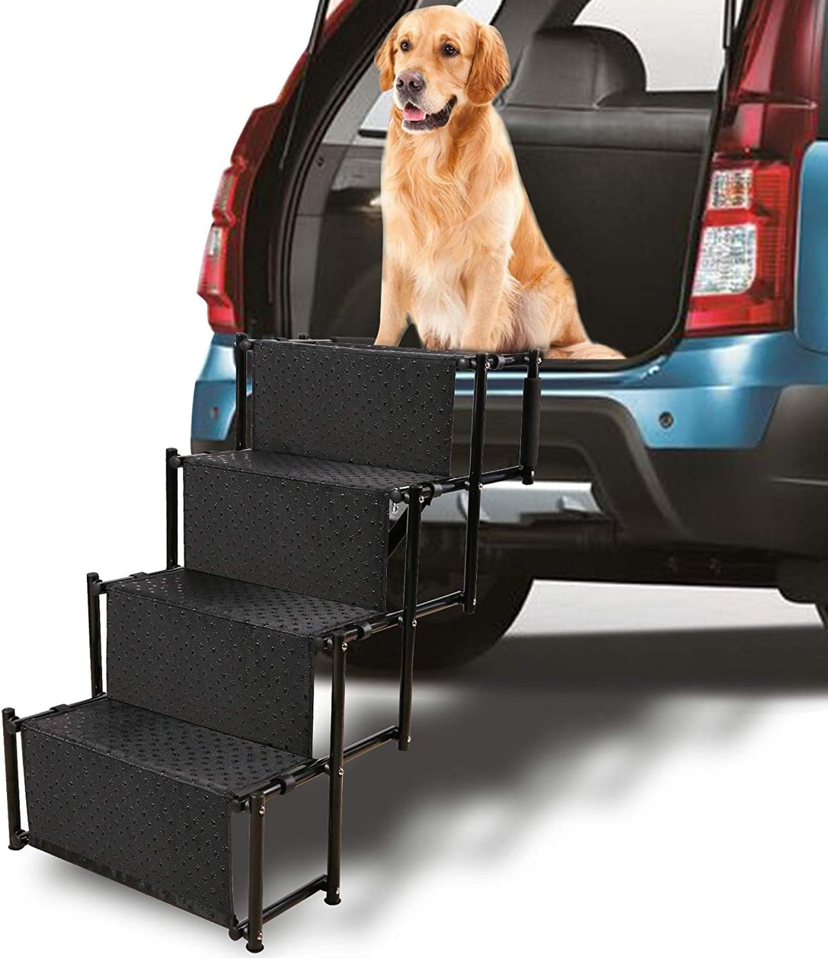 Folding 4 Steps Pet Dog Car Stairs T16304