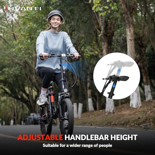 20" Step-Thru Fat Tire Electric Bike with Rear Rack, 7-Speed, Front Suspension V49814
