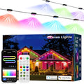 RGB+IC Christmas Eave Lights 30ft 22 LED Warm White IP68 Waterproof Smart Starry Outside Light J9010