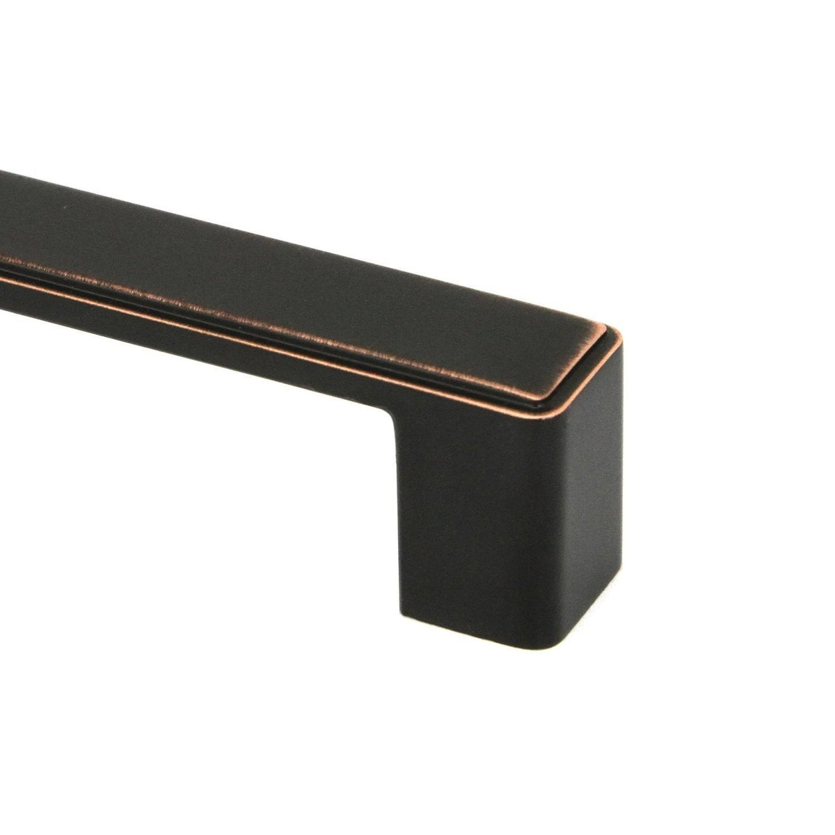 8.375-Inch Oil Rubbed Bronze Square Bar Pull Handle Case of 15 V362804