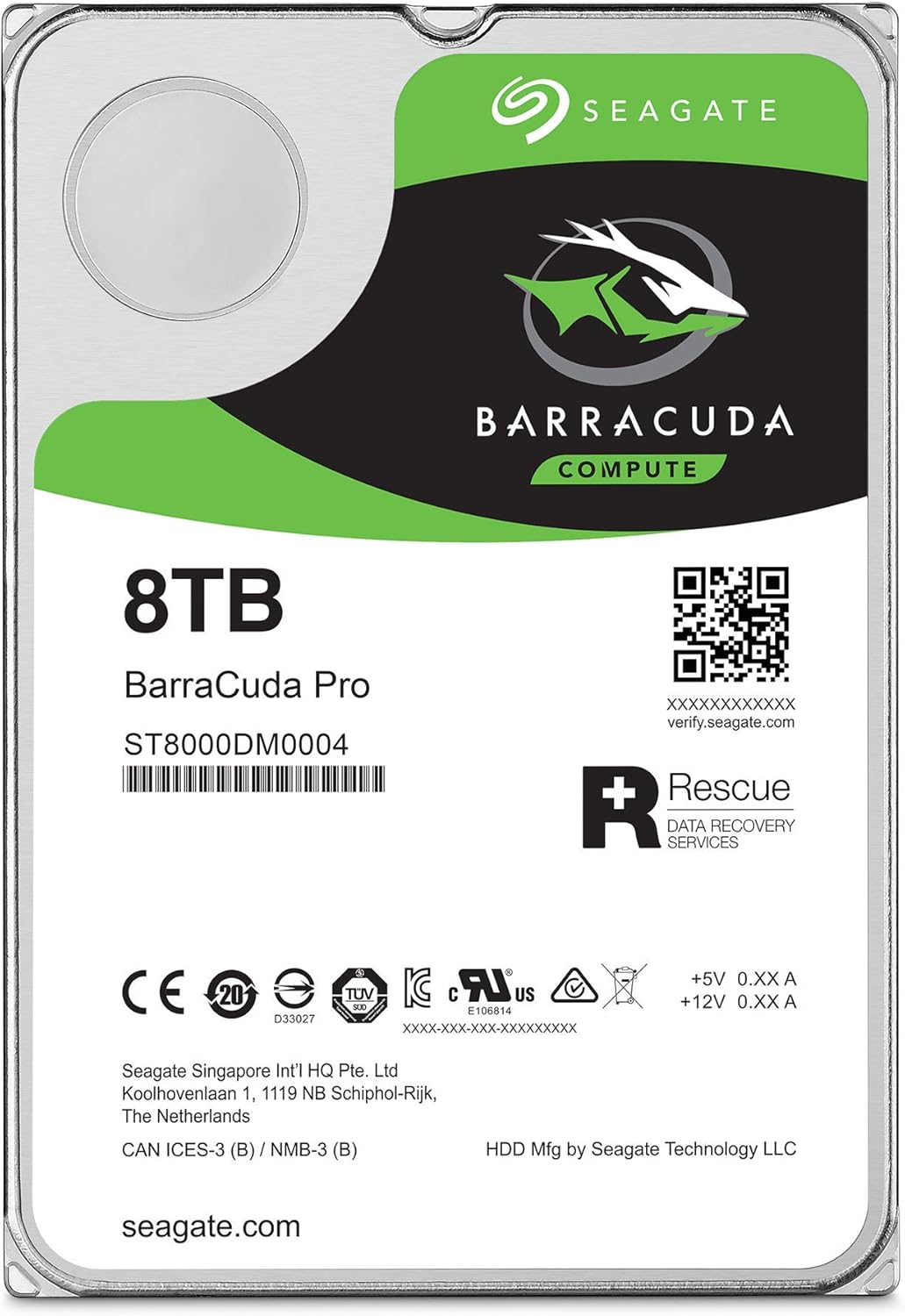 8TB 7200RPM Internal Hard Drive SATA 6GB/s 3.5-Inch A655
