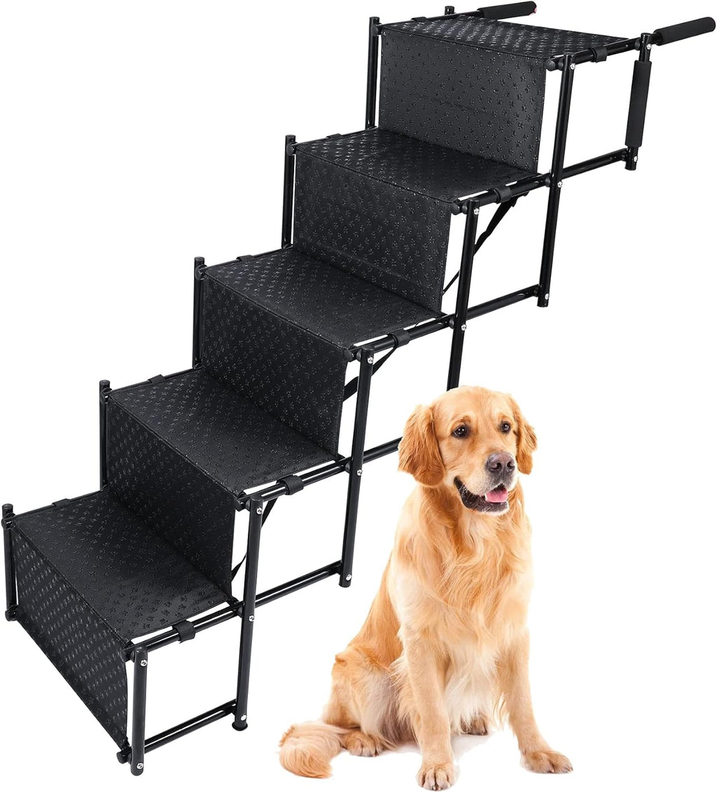 Folding 4 Steps Pet Dog Car Stairs T16304