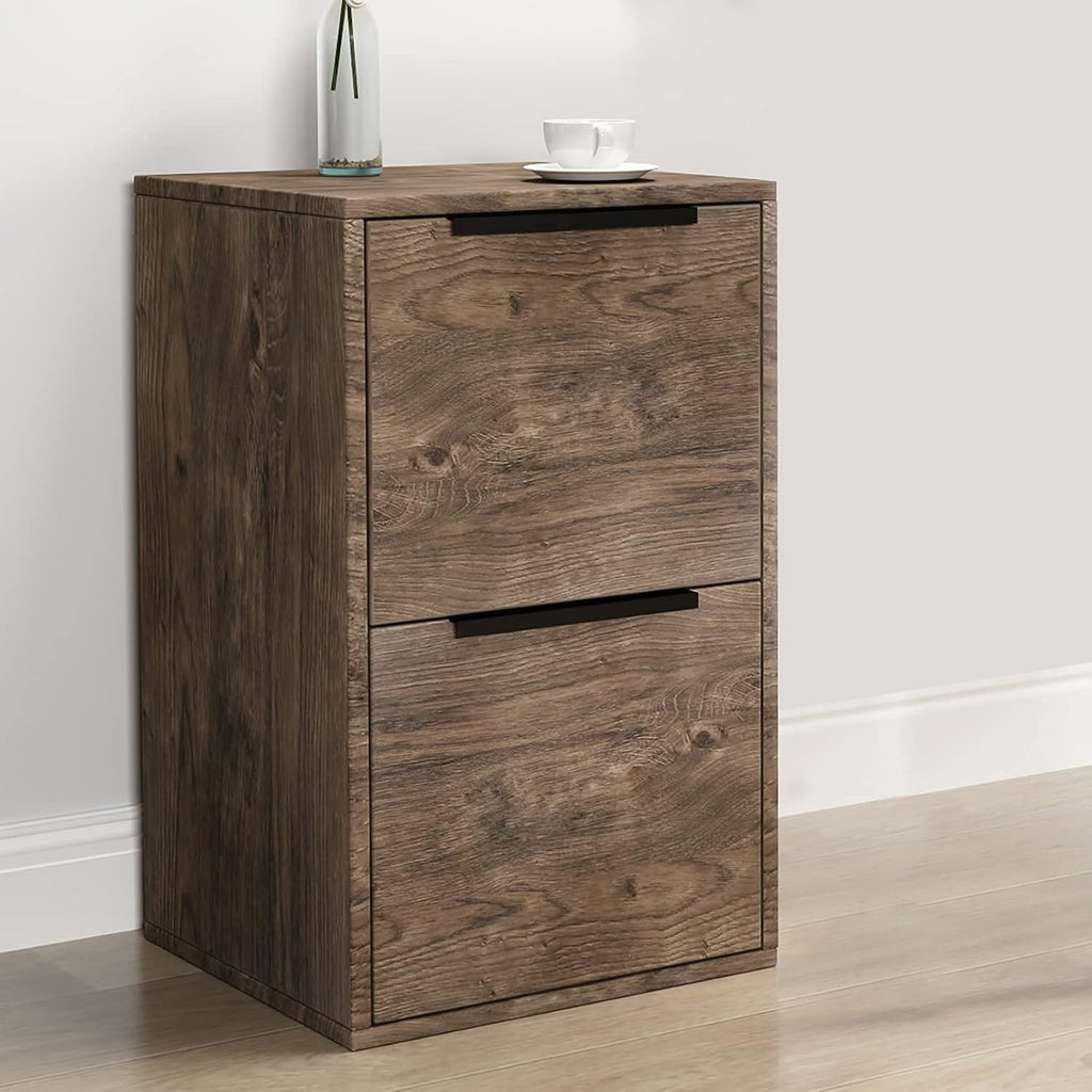 2 Drawer Wooden File Cabinet V240