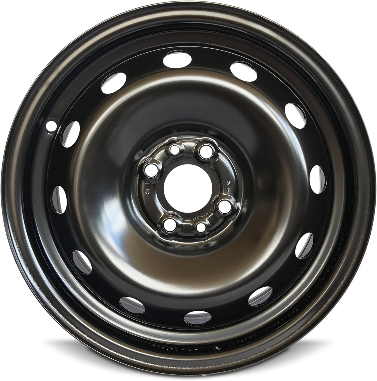 15 Inch 4 Lug Black Steel Wheel B671681