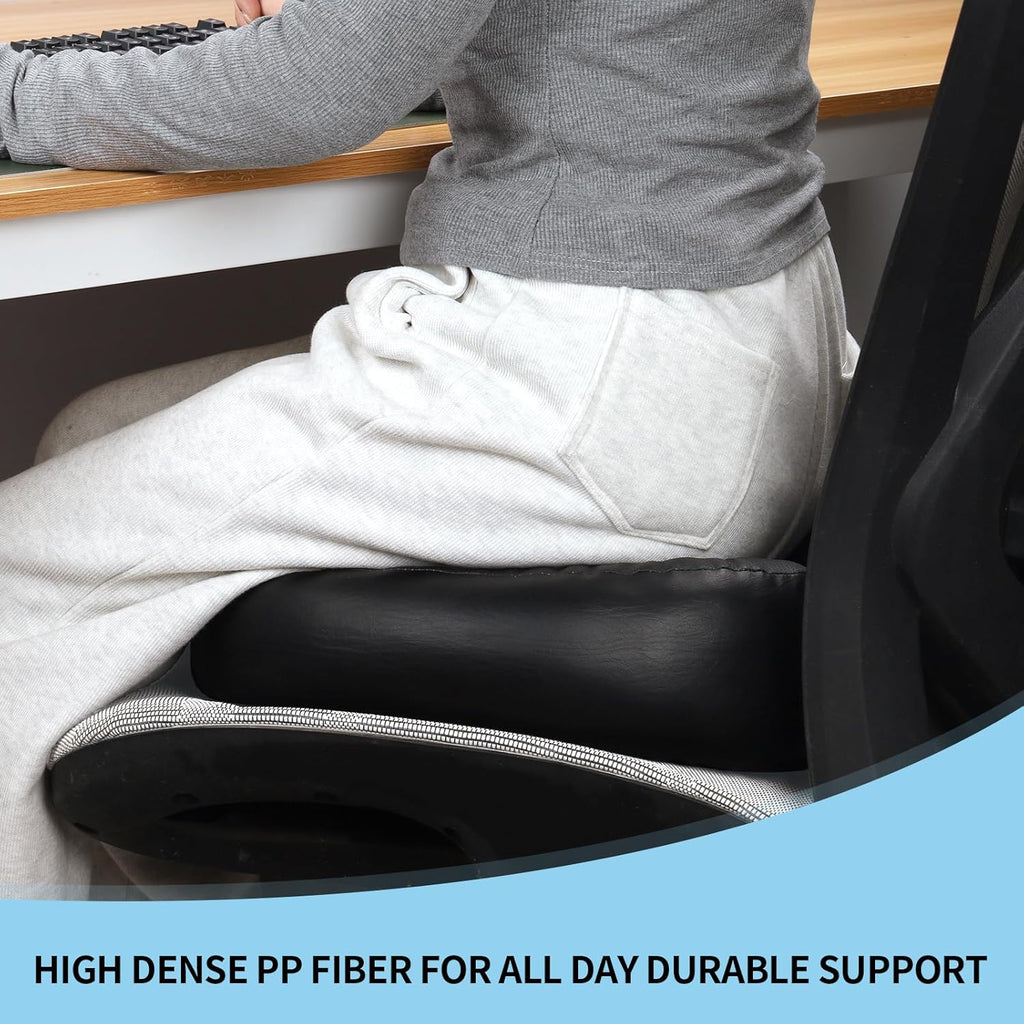 Firm Support Leather Seat Cushion for Sciatica V98342