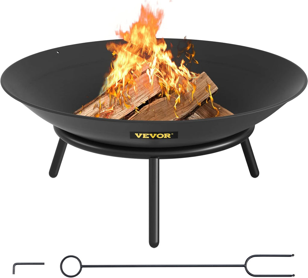22-Inch Round Carbon Steel Fire Pit Bowl Q8998