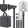 High Carbon Steel Tactical Camping Shovel with Axe D94556