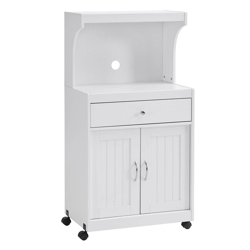 White Microwave Cart M787874