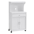 White Microwave Cart M787874