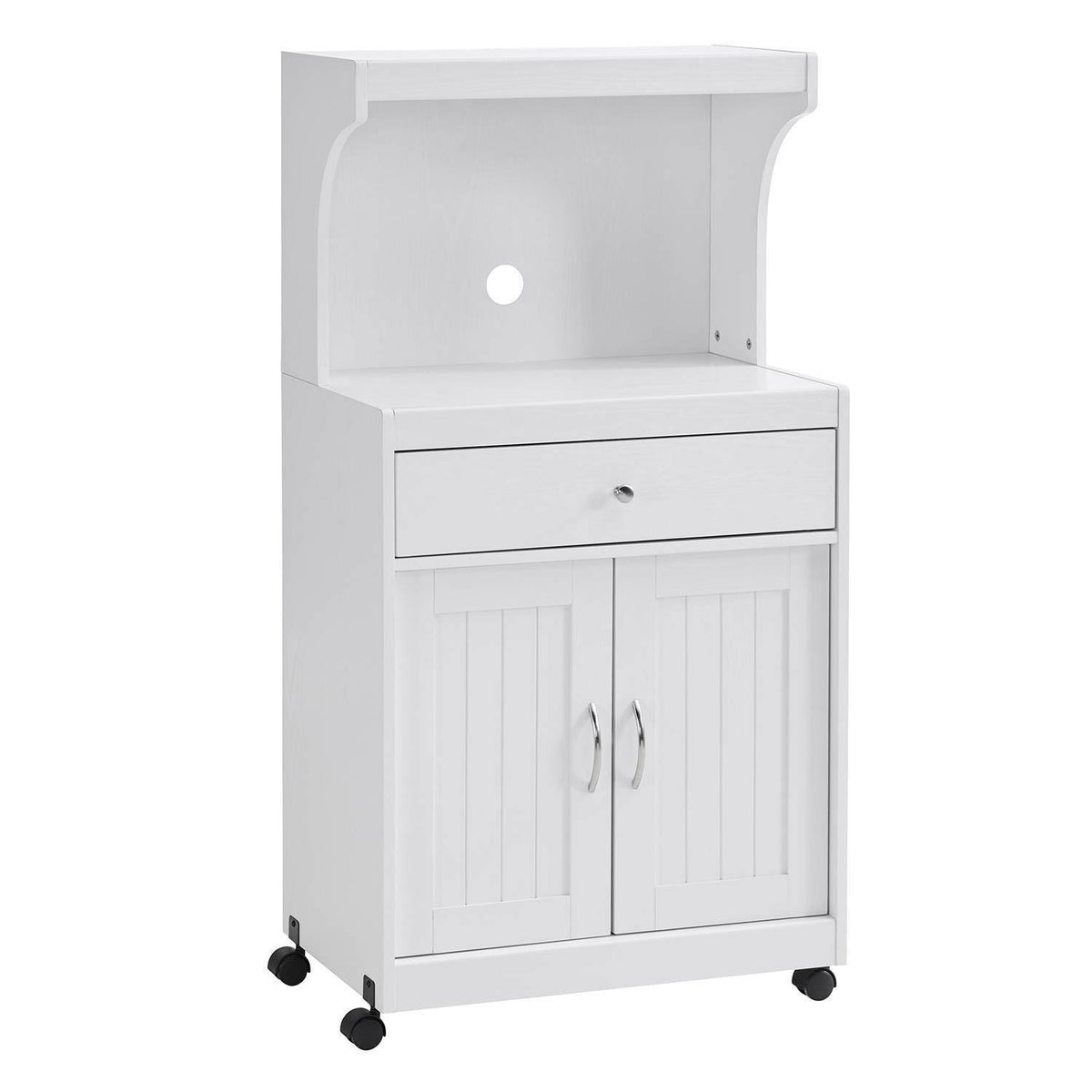 White Microwave Cart M787874