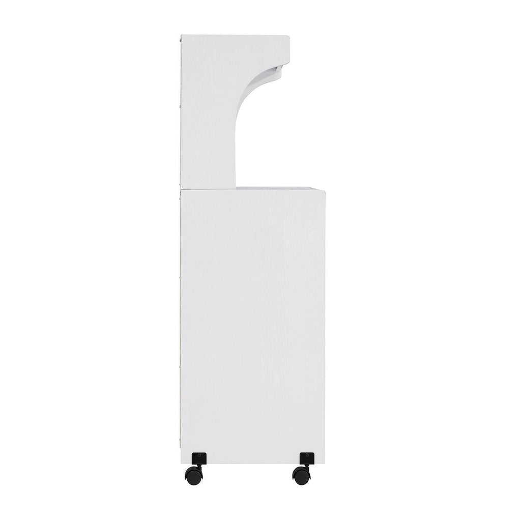 White Microwave Cart M787874