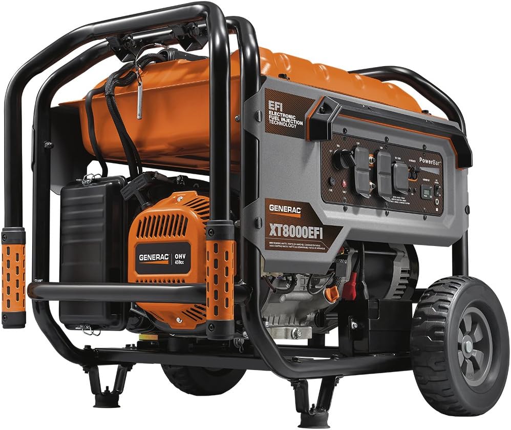 8000 Watt Electronic Fuel Injection Portable Generator O1364