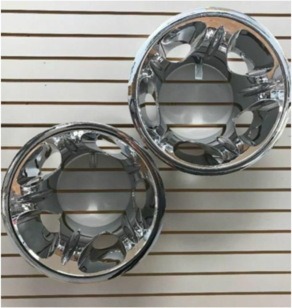 Compatible For Chevrolet 1-ton Dually REAR Wheel Simulators & Center Caps I8146
