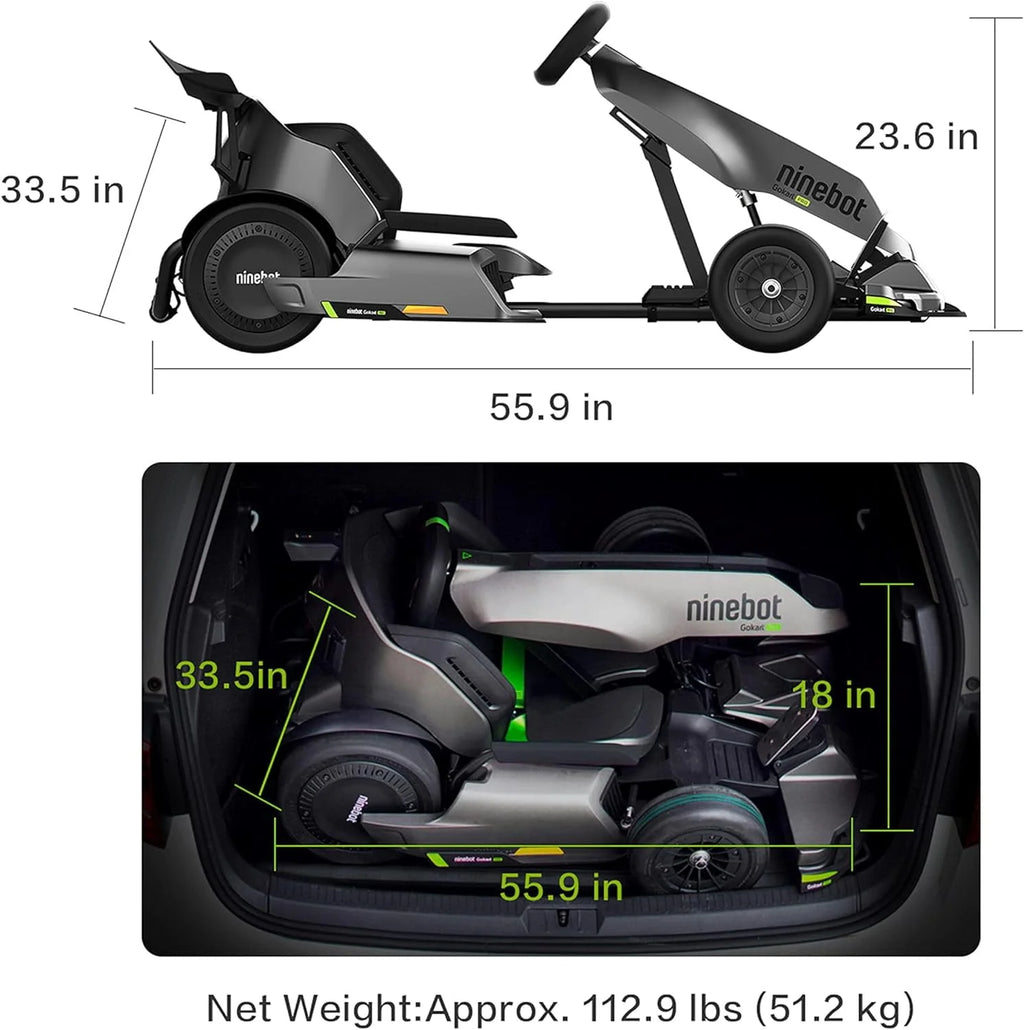 Black Electric GoKart Pro M904855