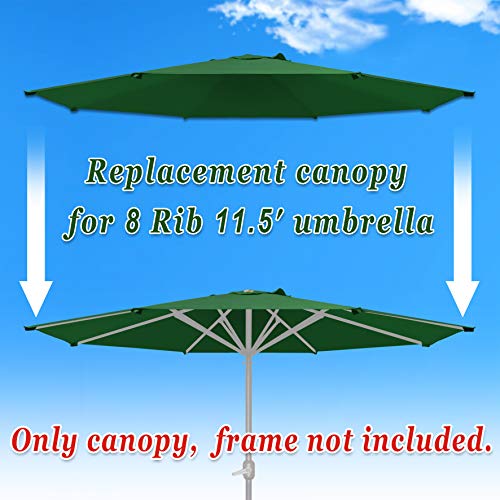 11.5ft 8 Ribs Patio Umbrella Canopy Cover Q10706