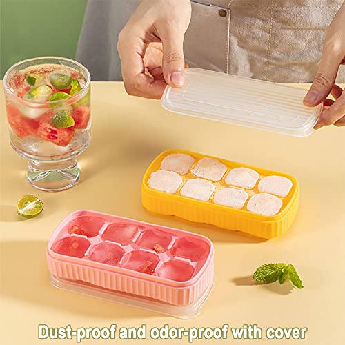 3 Pack Silicone Mini Ice Cube Trays with Lid X92152