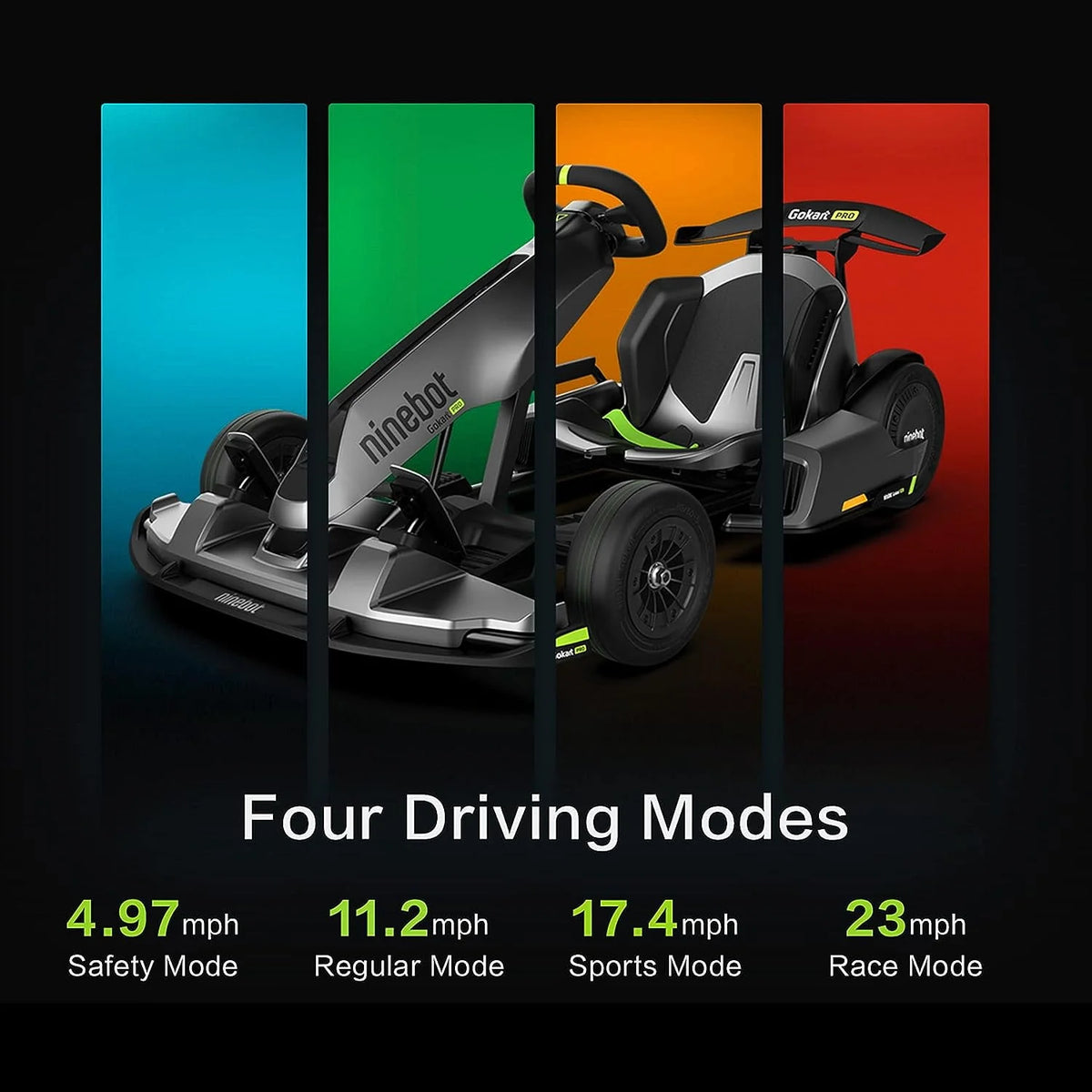 Black Electric GoKart Pro M904855