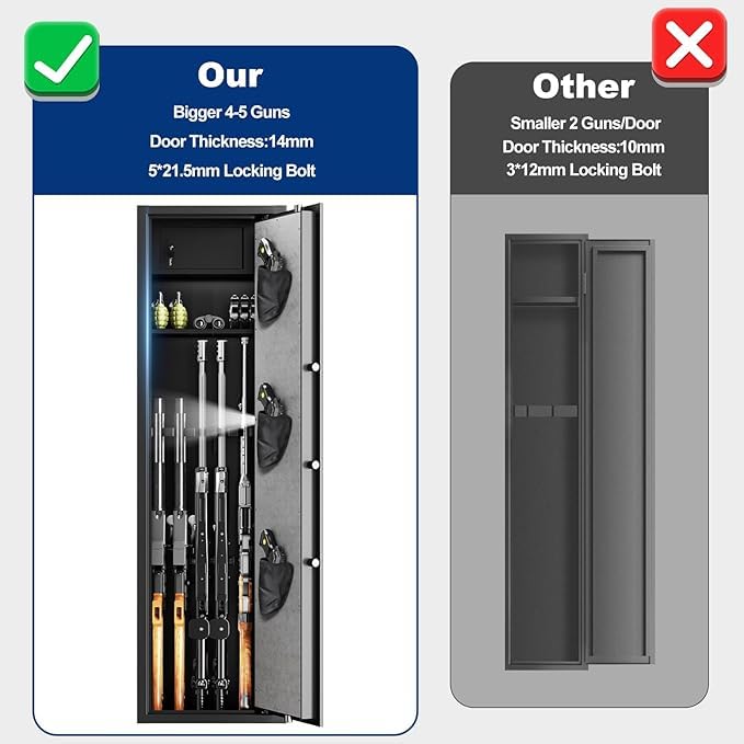 Large Gun Safe with Removable Shelf K907107