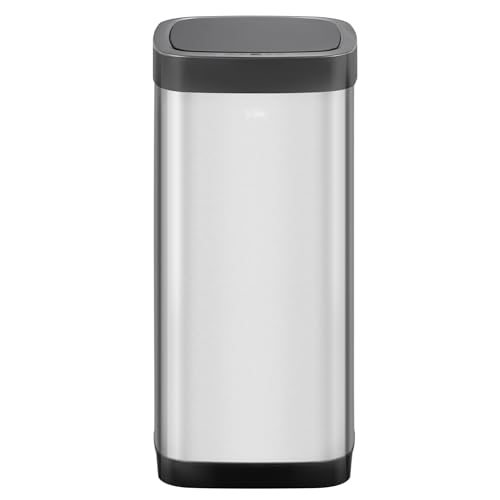 50 Liter Matte Stainless Steel Motion Sensor Trash Can J47791