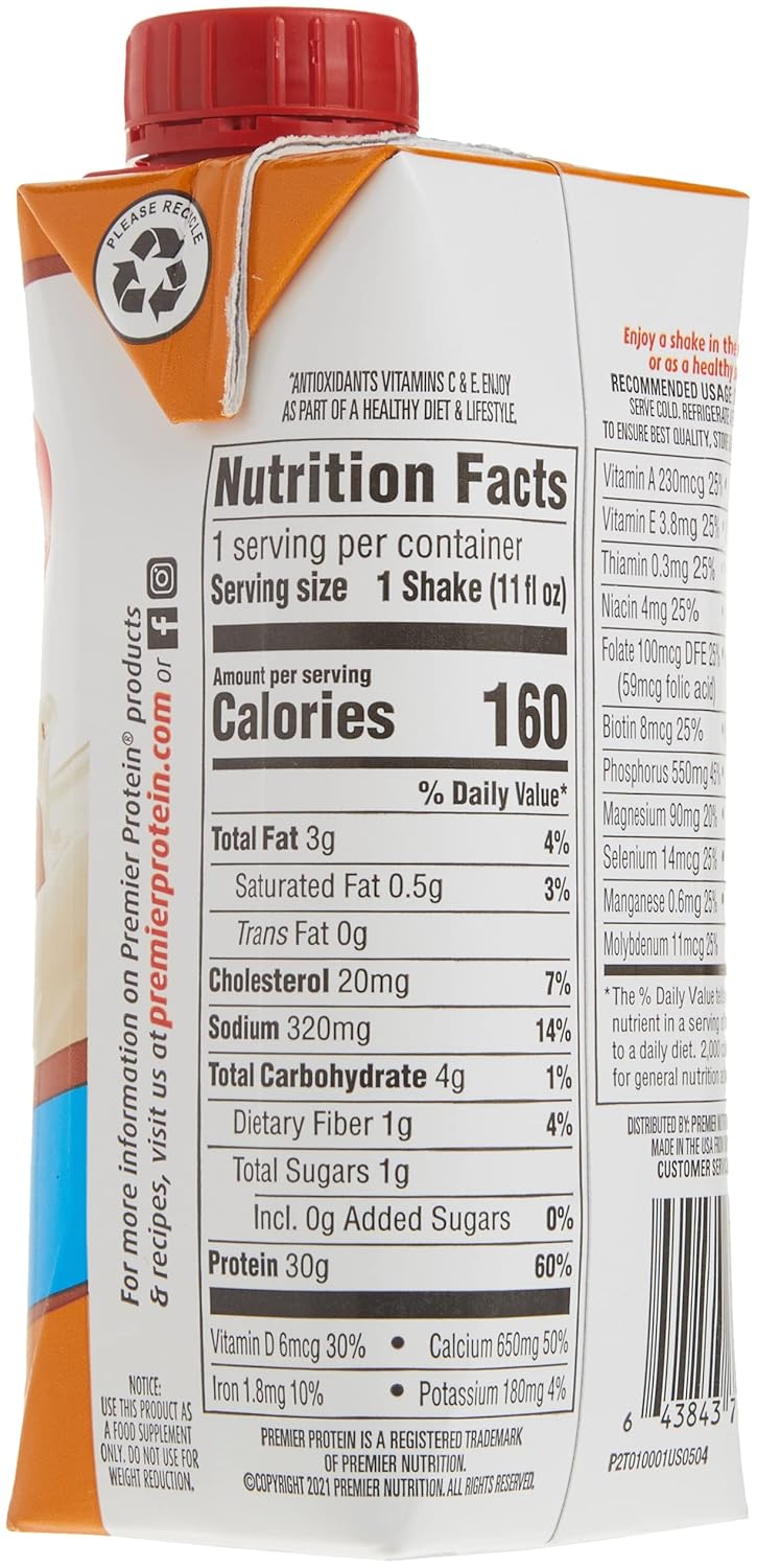 11 Fl Oz High Protein Shake (Pack of 15) H29113