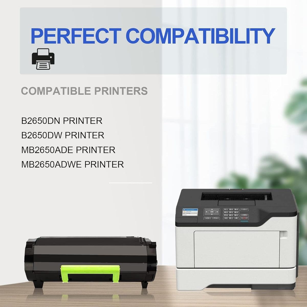 Compatible B2650 Series Toner Cartridge Replacement (1 Black) I61716