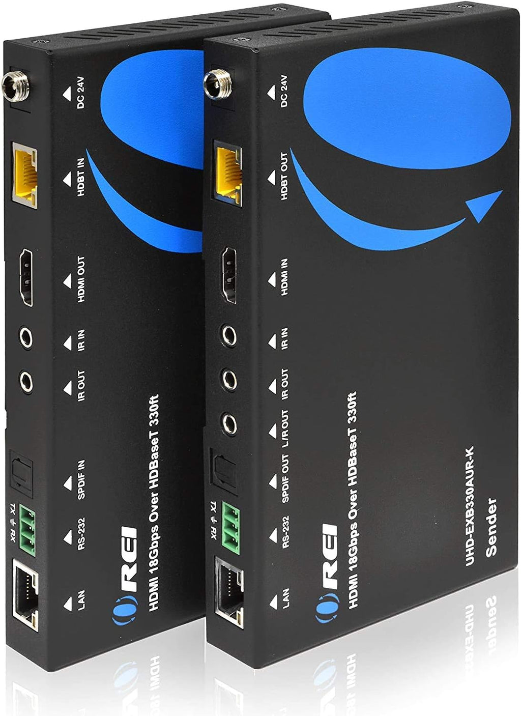 4K HDMI Extender Balun Over Single CAT5e/6/7 Cable Up to 400 Ft S586
