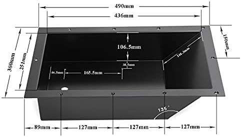 Recessed Boat Trolling Motor Foot Pan L2962