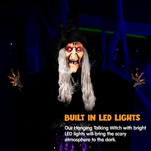 47” Animated Witch Halloween Decorations T151