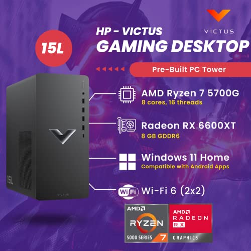 32 GB RAM 2 TB PCIe SSD Radeon RX 6600XT Gaming Desktop G211
