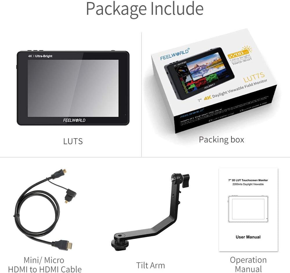 7 Inch Touch Screen Camera Field Monitor M85164