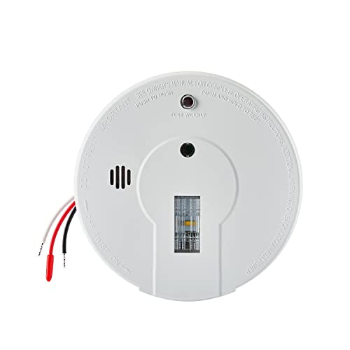 Hardwire Smoke Alarm with Exit Light and Battery Backup U878396