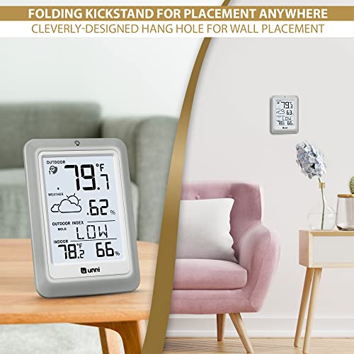 Pink Wireless Weather Station with Remote Sensor Q80131