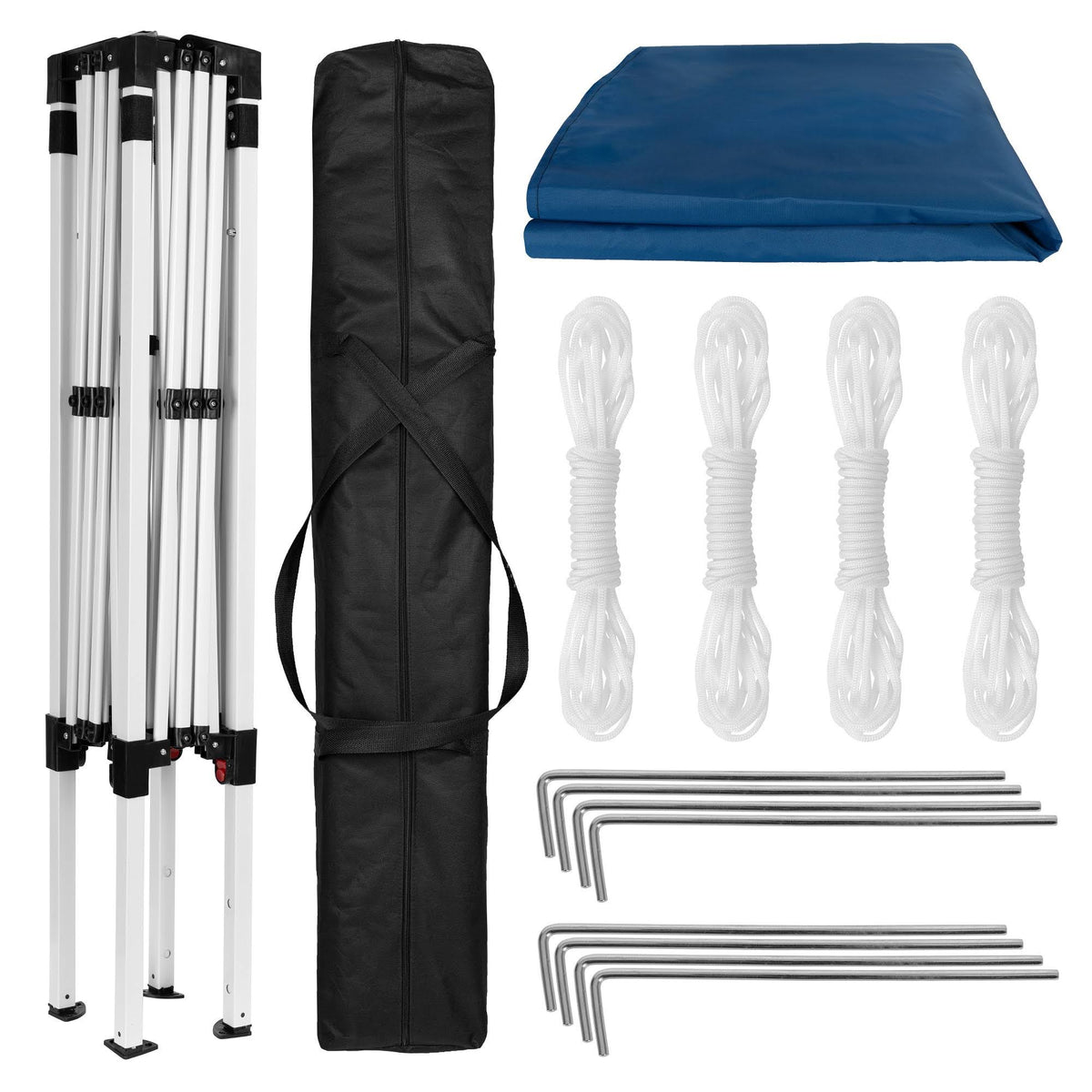 Blue Outdoor Pop Up Canopy Tent with Carry Bag Q7785
