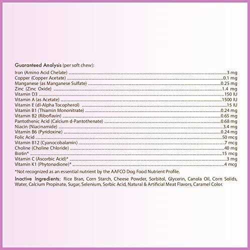 German Shepherd Multi-Vitamin Soft Chews 60 Count D28820