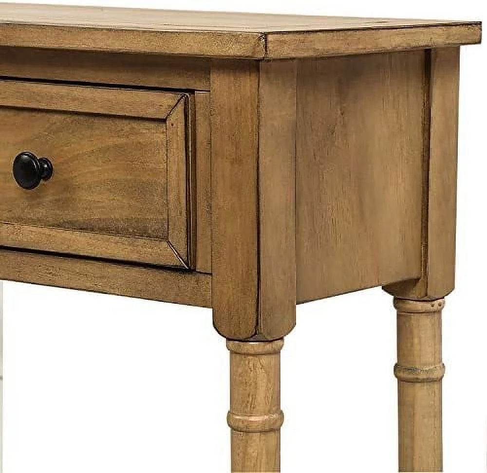 Solid Wood Console Table with 2 Drawers Y24031