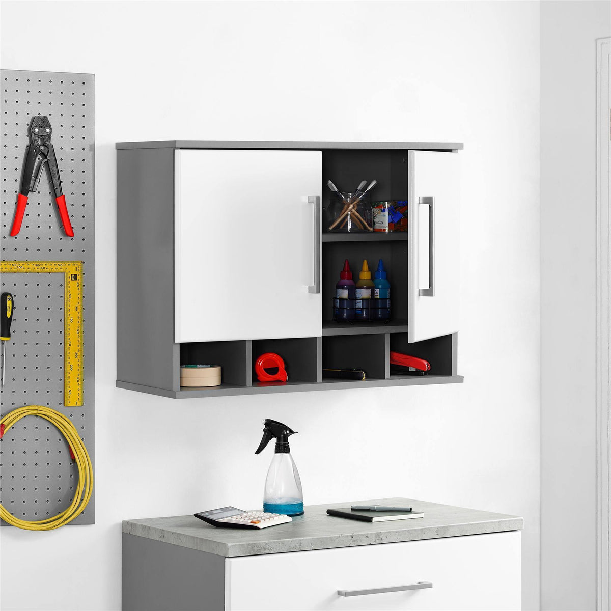 White Wall Cabinet H962672
