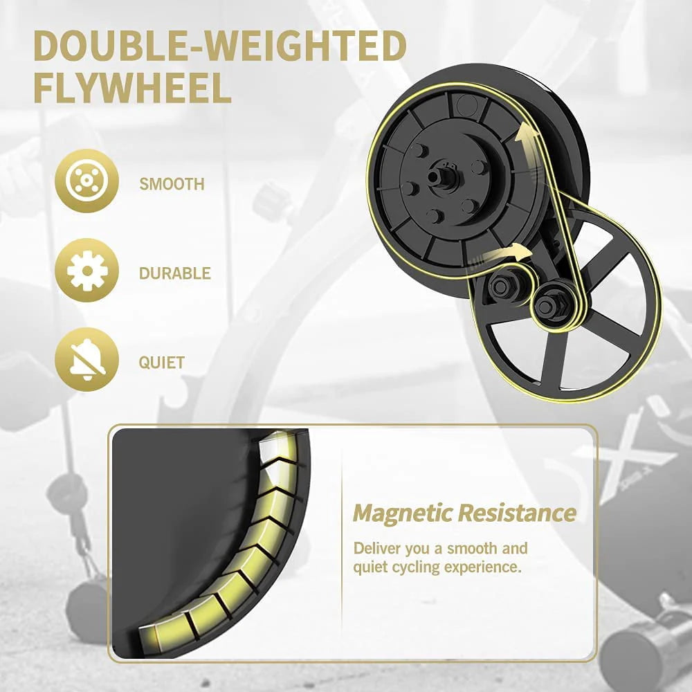 4-in-1 Folding Magnetic Exercise Bike T8195