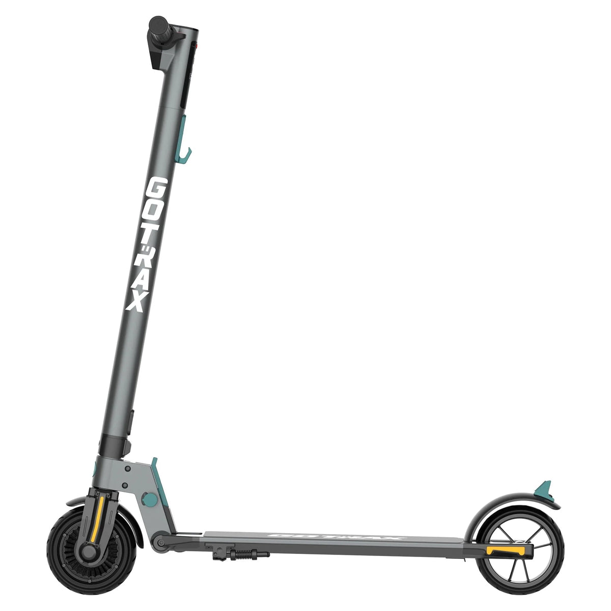 Foldable Electric Scooter with 6 Tires, 200W 12mph, Gray P461