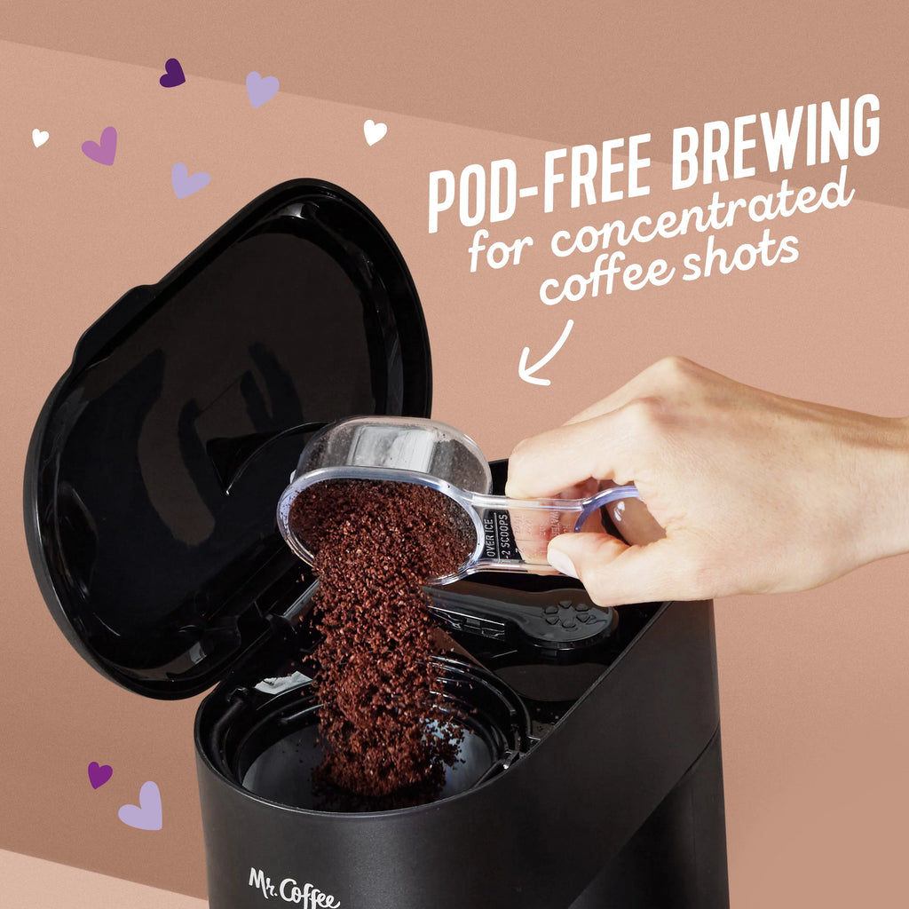 Black Single-Serve Coffee Maker S1374