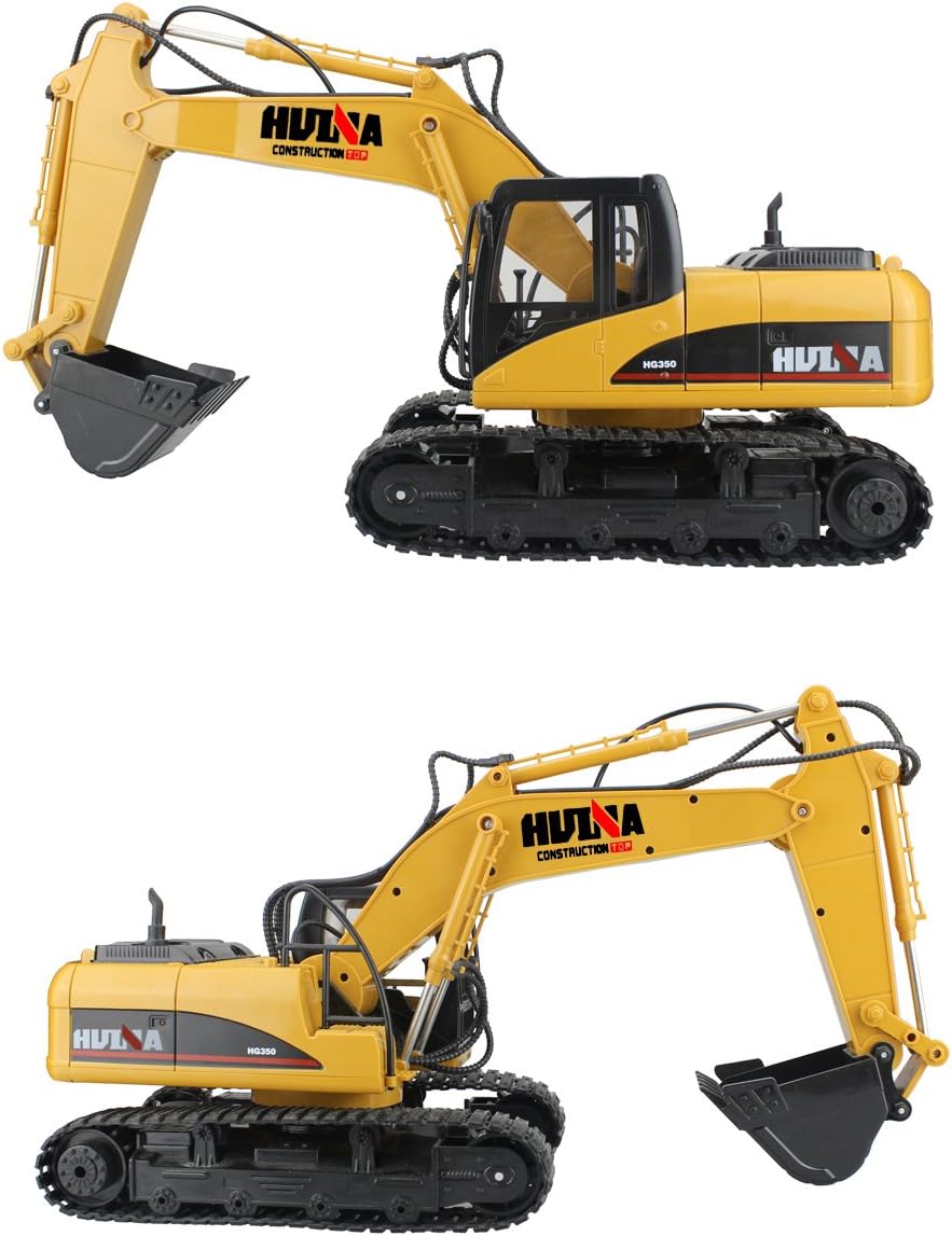 15 Channel RC Excavator Construction Vehicle Toy with Sound and Lights J214