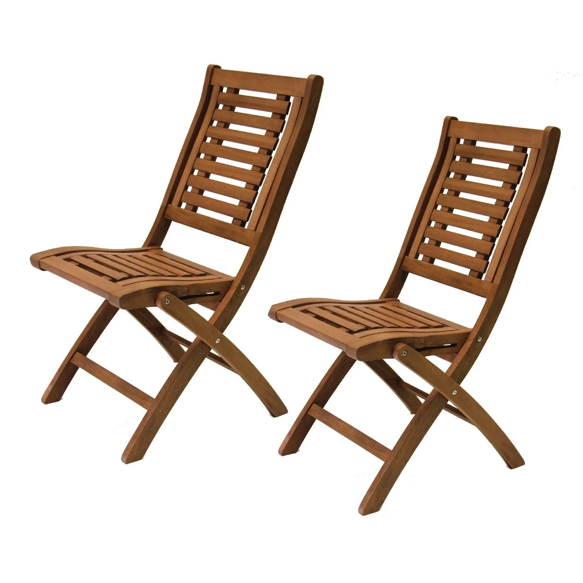 Eucalyptus Folding Side Chair 2pk J45143
