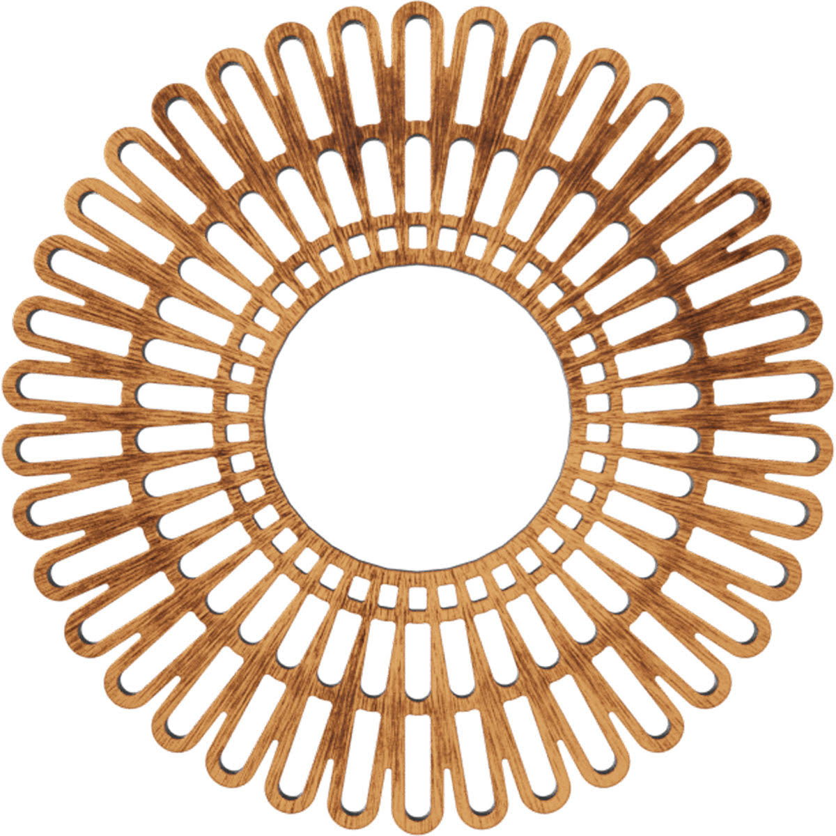 28x22OD x 10 3/8x22ID x 3/4x22P PVC Pierced Ceiling Medallion F539317