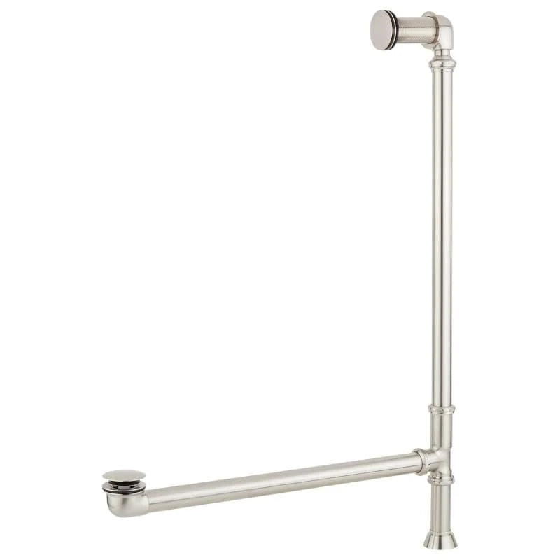 Pop-Up Tub Drain with Swivel Head and Press and Seal Overflow N1082