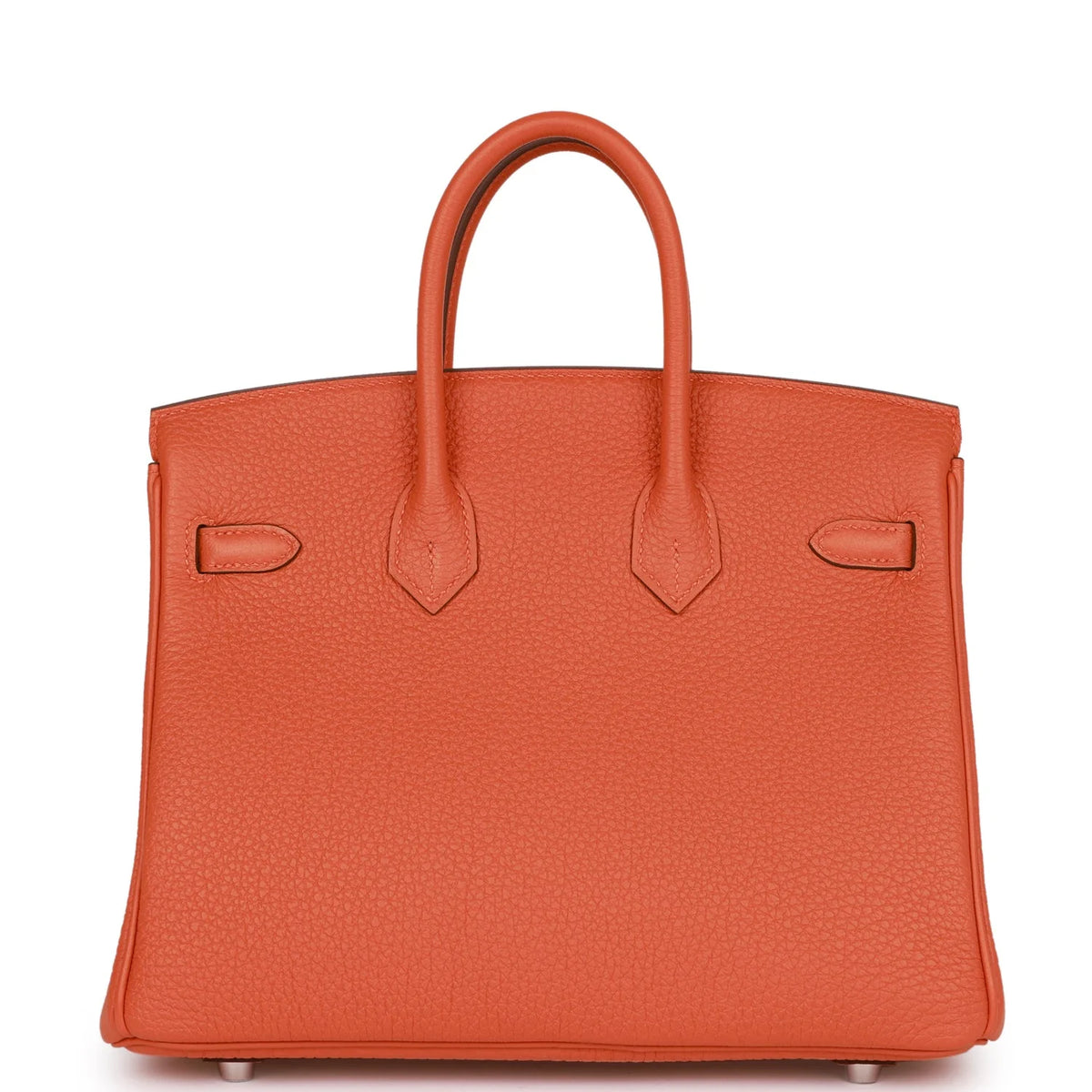 Orange Togo Palladium Hardware Handbag B777