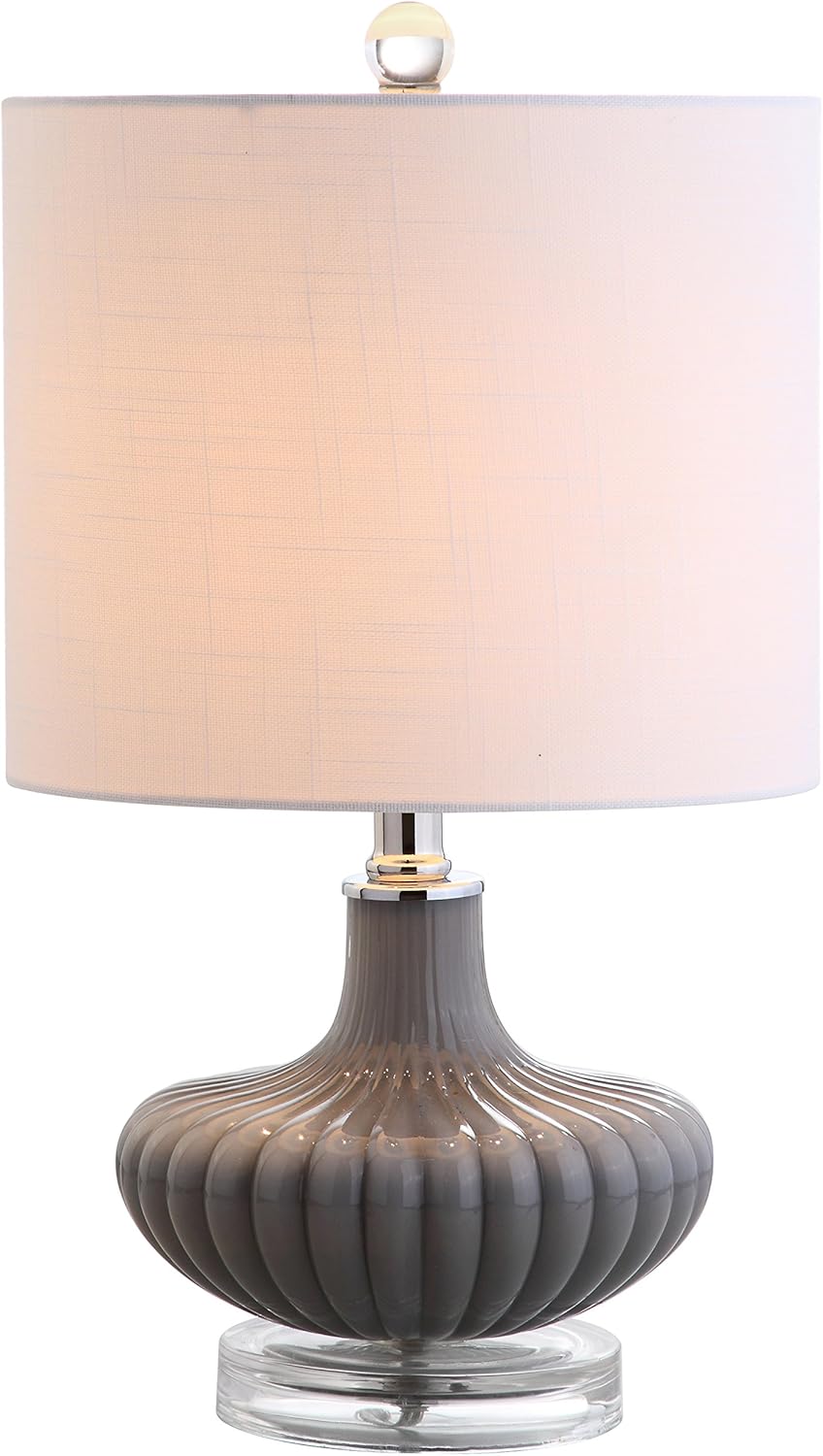 Gray Glass and Lucite LED Table Lamp A952