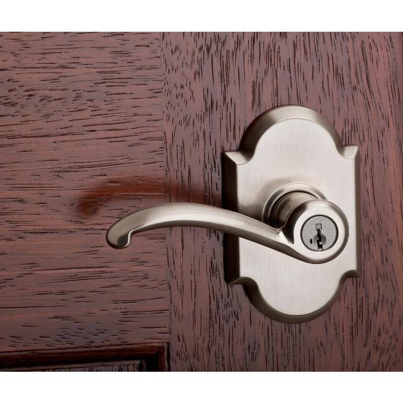 Satin Nickel Entry Lever L22681