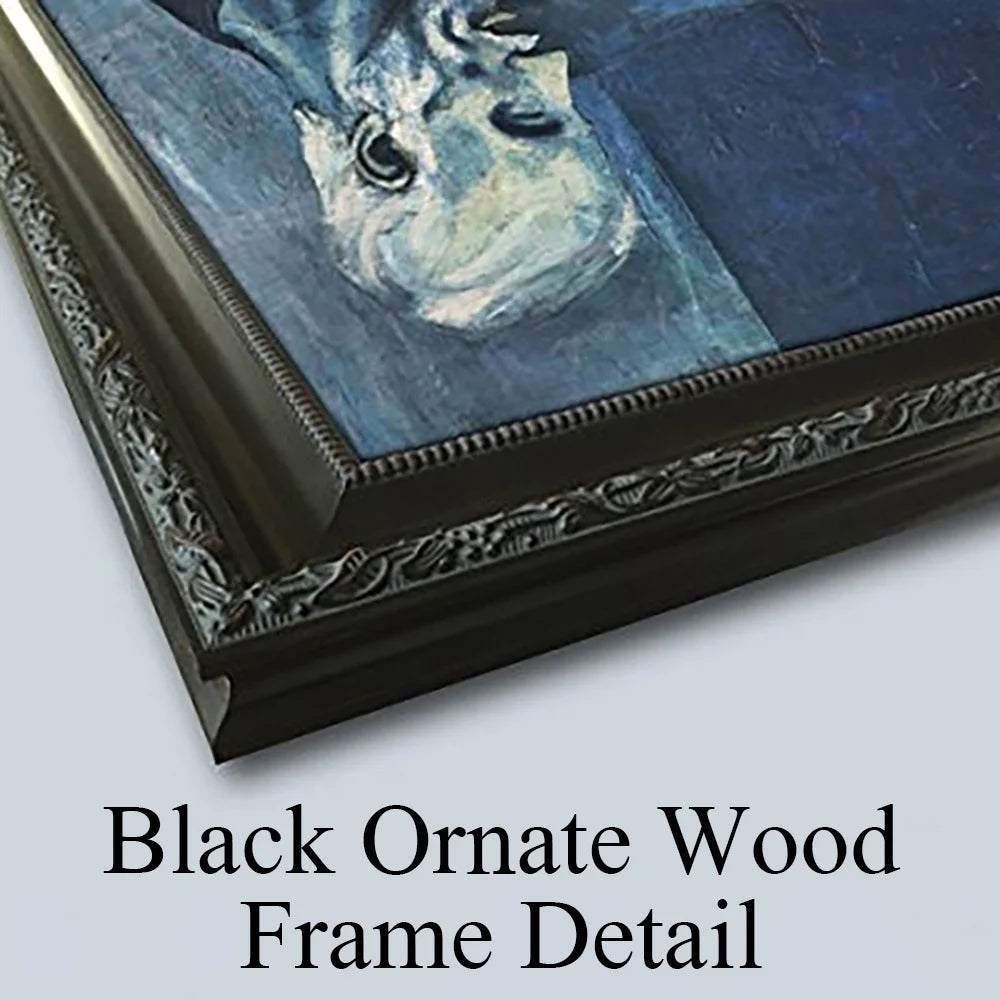 Black Ornate Framed Double Matted Museum Art Print 19x24 U854119