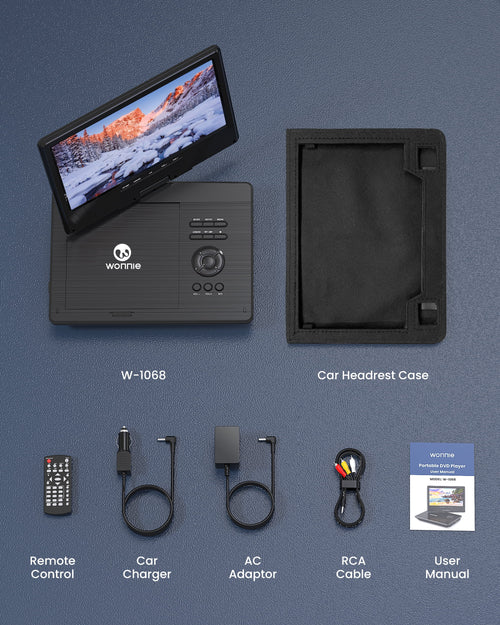 12.5" Portable DVD Player with 10.5" HD Swivel Screen U6987